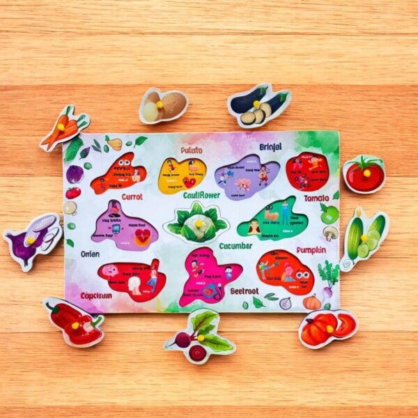 Vegetables Peg Puzzle - Image 2