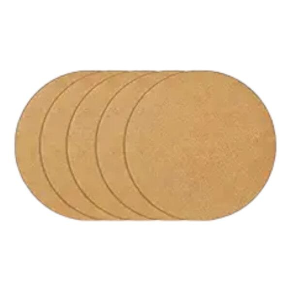 Craft Round Circle Shape MDF Plain Wood 4mmThickness (Set of 5). - Image 2