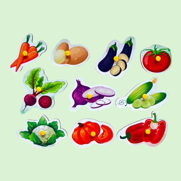 Vegetables Peg Puzzle - Image 4