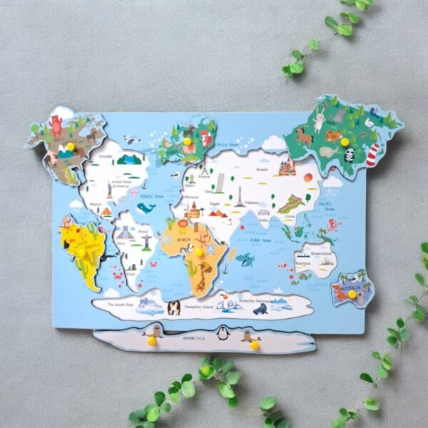India Map & Continent Puzzle Combo Kit - Image 5