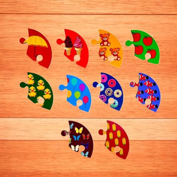 3 piece Animal Alphabet and Number Puzzle Combo Set - Image 4