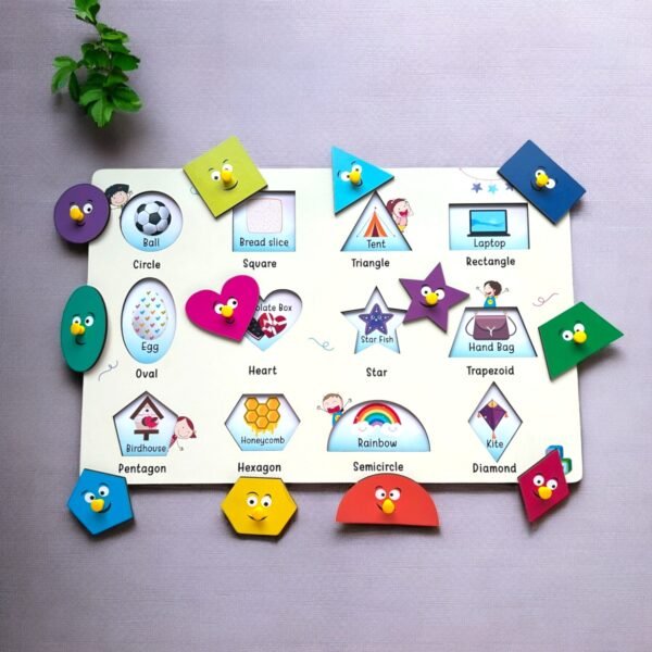 Shapes Peg Puzzle - Image 2
