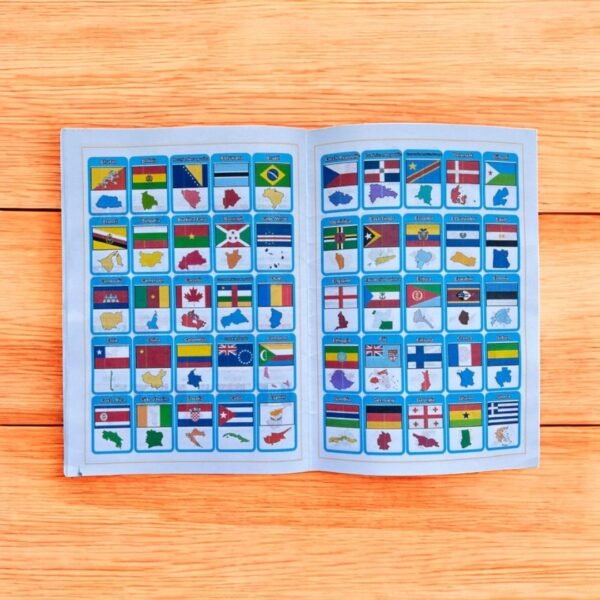 World Map Countries Peg Puzzle - Image 3