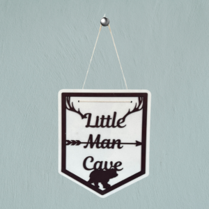 Wall decor -Little man cave