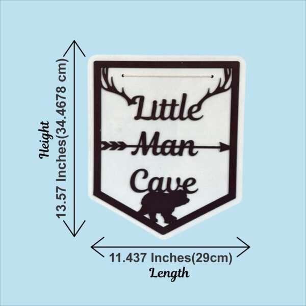 Wall decor -Little man cave - Image 2