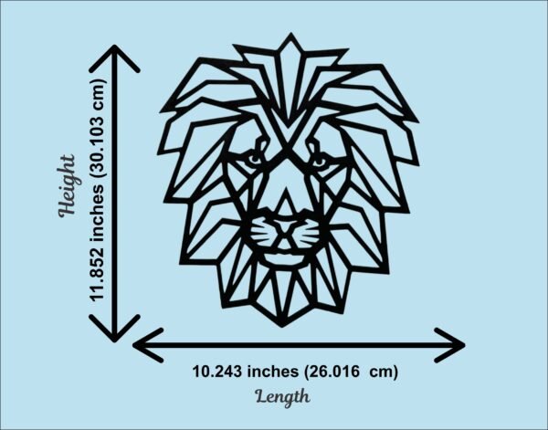 Geometric Wall Art-Lion - Image 2