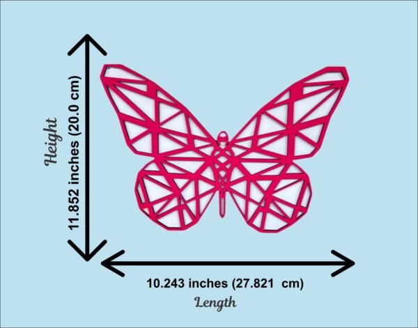 Geometric Wall Art-Butterfly - Image 2