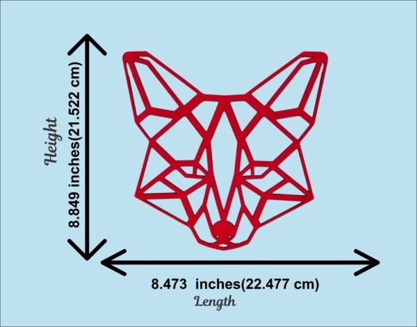 Geometric Wall Art-Fox - Image 2