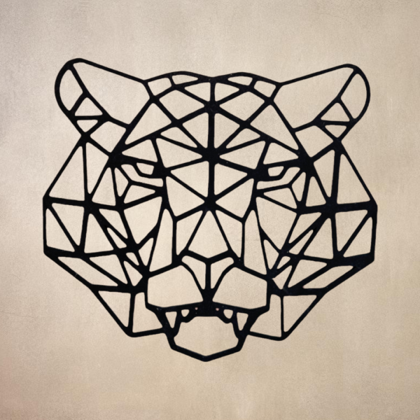 Geometric Wall Art-Tiger
