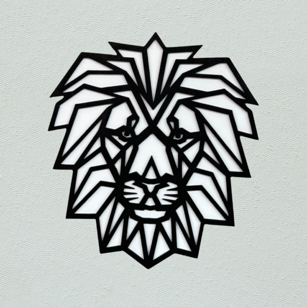 Geometric Wall Art-Lion