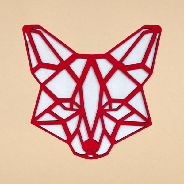 Geometric Wall Art-Fox