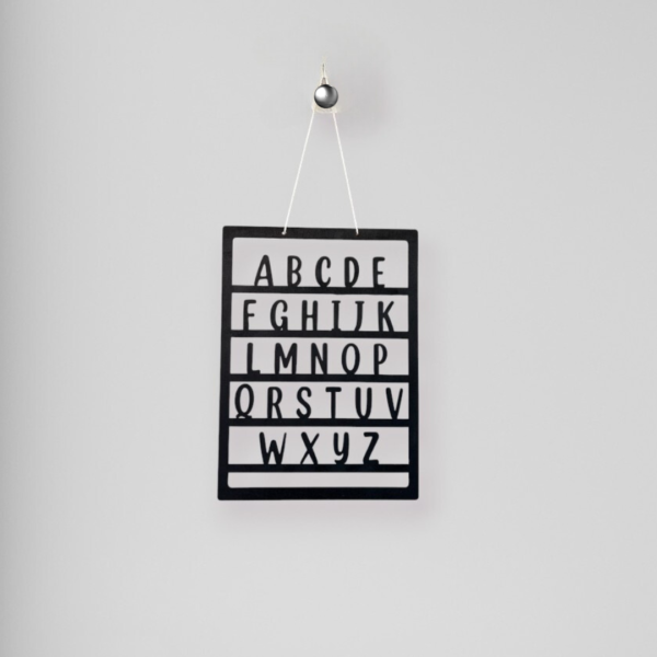 Alphabet Wall Decor- Rectangle