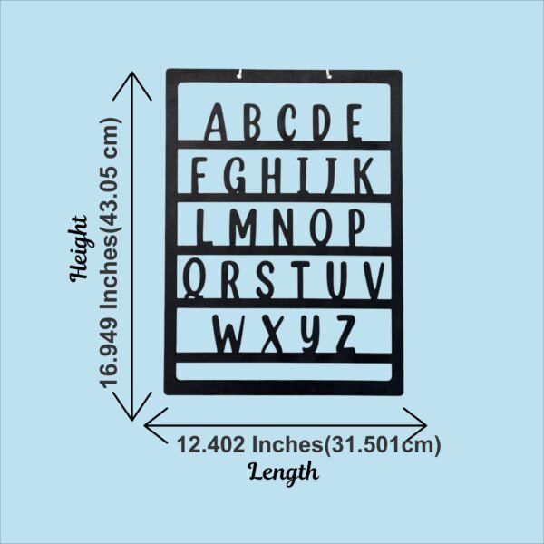 Alphabet Wall Decor- Rectangle - Image 2