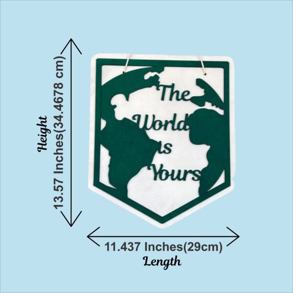 Wall decor -The world is yours - Image 2