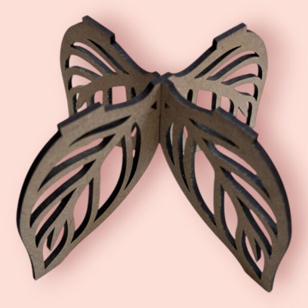 Candle Holder with Leaf Stand - Image 3