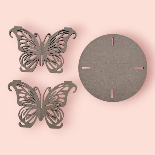 Candle Holder With Butterfly Stand  - Image 2
