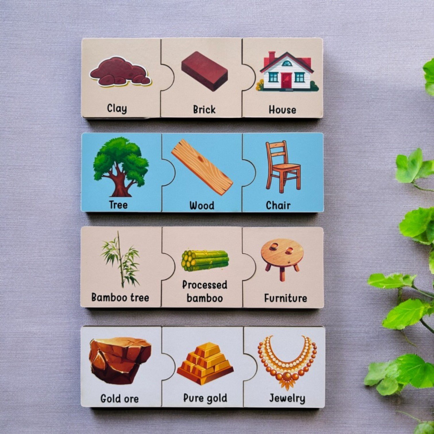 Raw To Ready And Singular Plural Collective Noun Puzzle Combo - Image 3