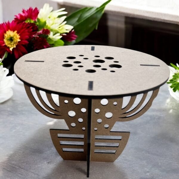 Candle Holder With Cactus Stand