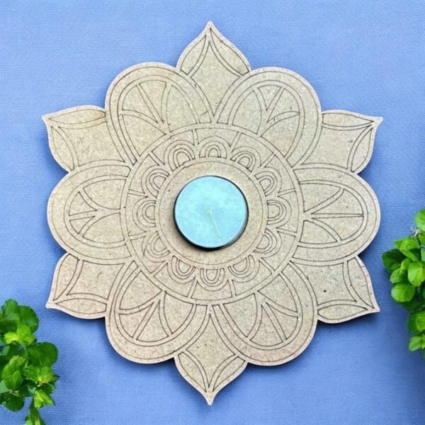 Candle HolderPre-Marked Mandala Style 4