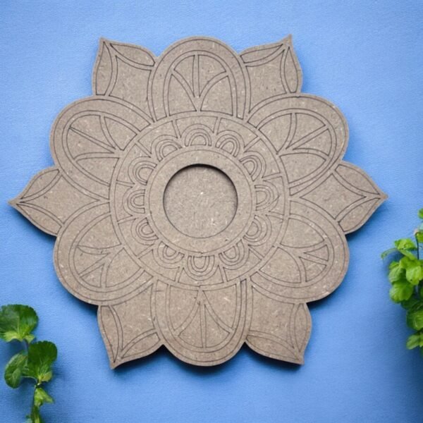 Candle HolderPre-Marked Mandala Style 4 - Image 2