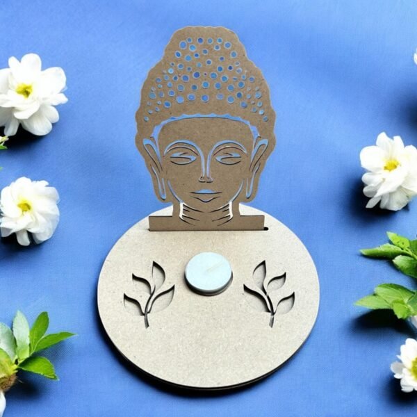 Candle Holder with Buddha Design 2