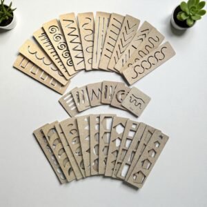 Pre Writing Stencil -Shape and Large and Short Combo kits