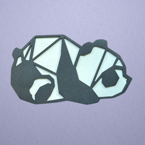 Geometric Wall Art-Panda