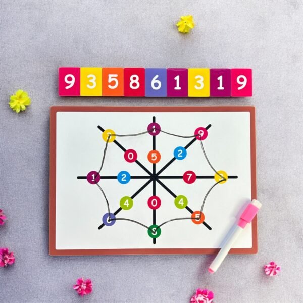 Circular Brain Booster Game - Wipe and Clean Board - Image 2