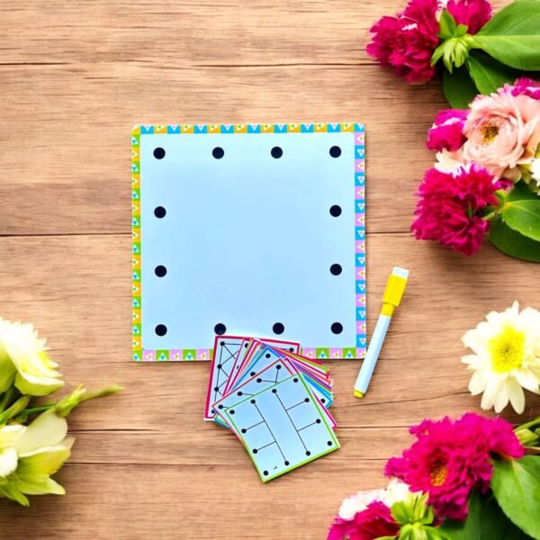 Pre Writing Dot-to-Dot Drawing Board – Wipe & Clean Board_Visual Discrimination - Image 4