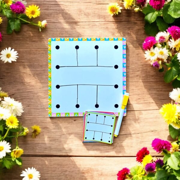 Pre Writing Dot-to-Dot Drawing Board – Wipe & Clean Board_Visual Discrimination - Image 3