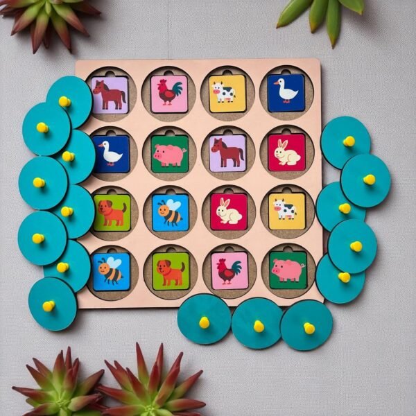 Smart Memory Game Mix & Match Brain Builder for Kids - Image 2