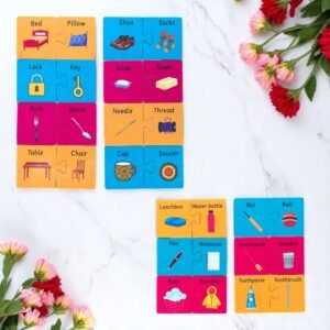 Things That Go Together - 2 Piece puzzle