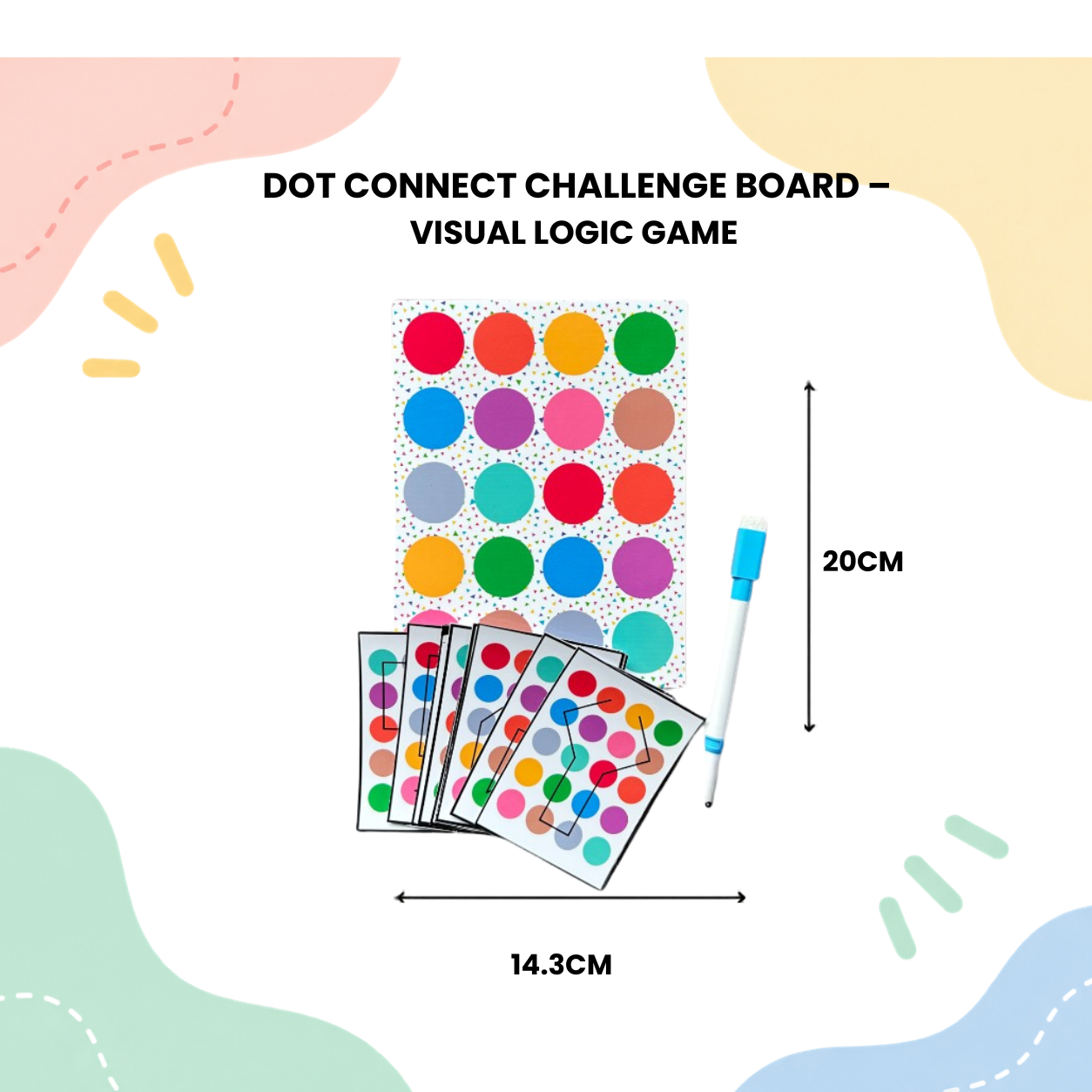 Dot Connect Challenge Board – Visual Logic Game - Image 3