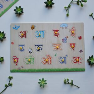 Marathi Vowels - Wipe And Clean Board