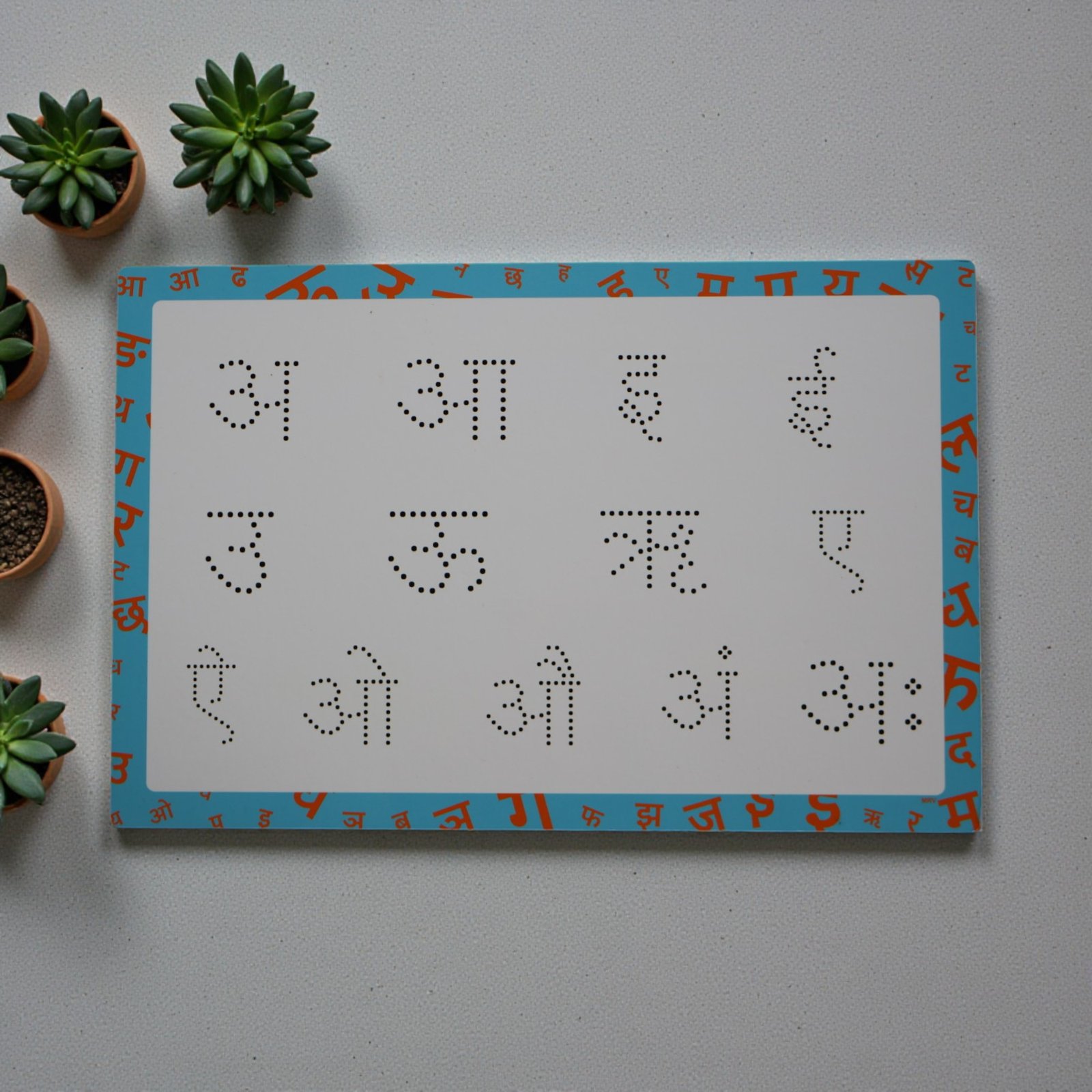Marathi Vowels - Wipe And Clean Board - Image 3