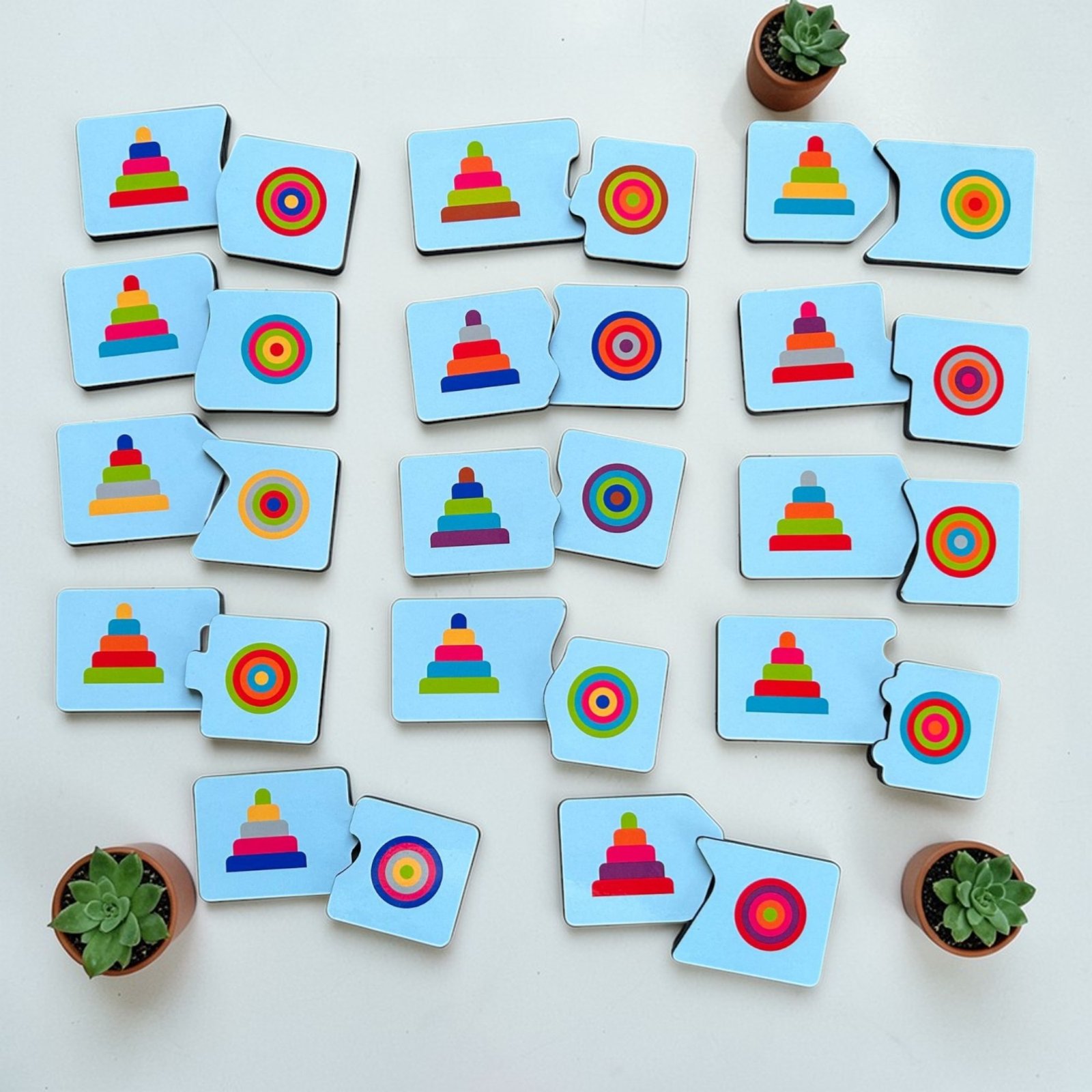 Top & Side View 2 Piece Matching Puzzle - Image 3