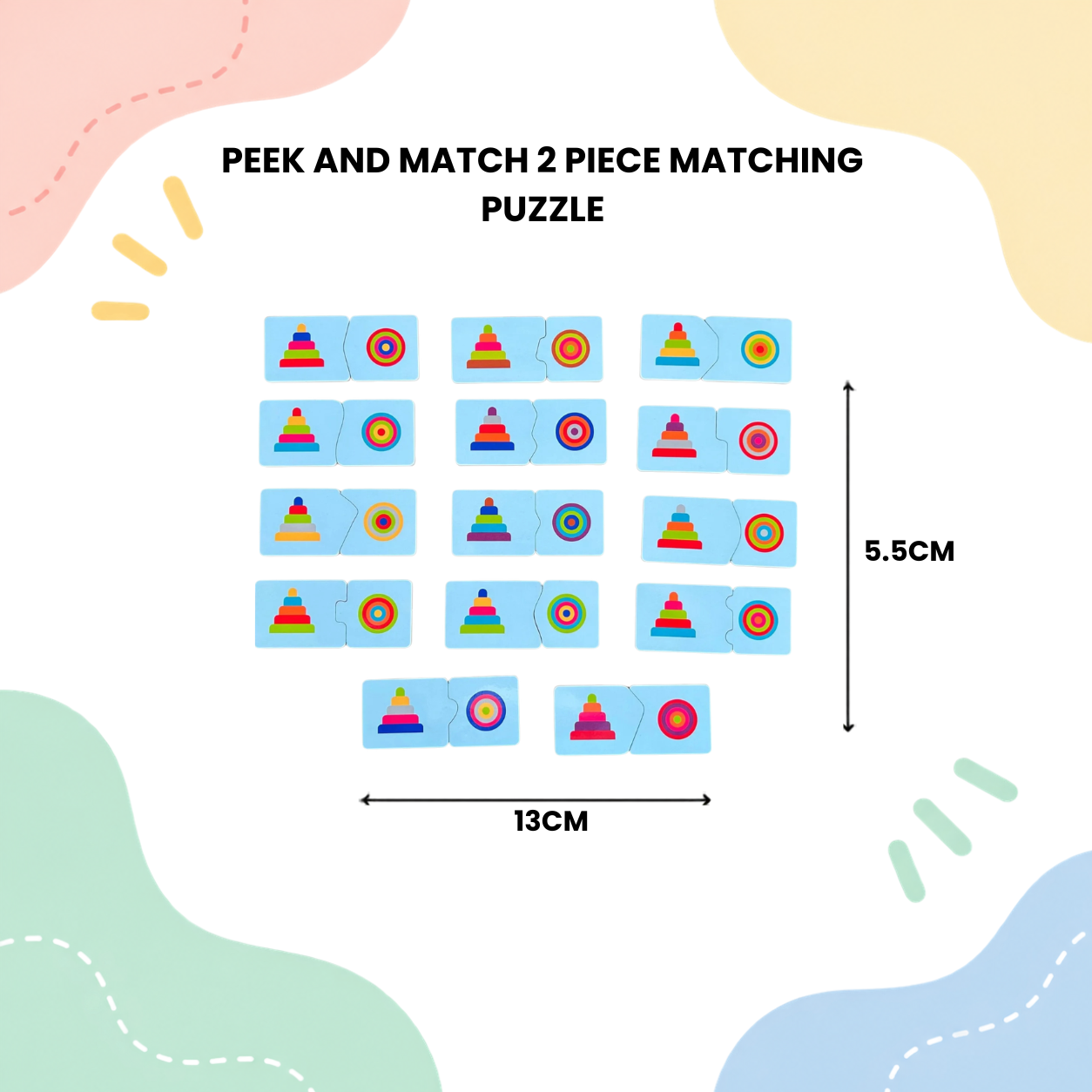 Peek And Match 2 Piece Matching Puzzle - Image 4