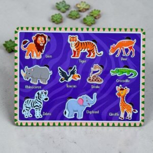 Wild Animal Slotted Puzzle