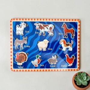 Farm Animal Slotted Puzzle