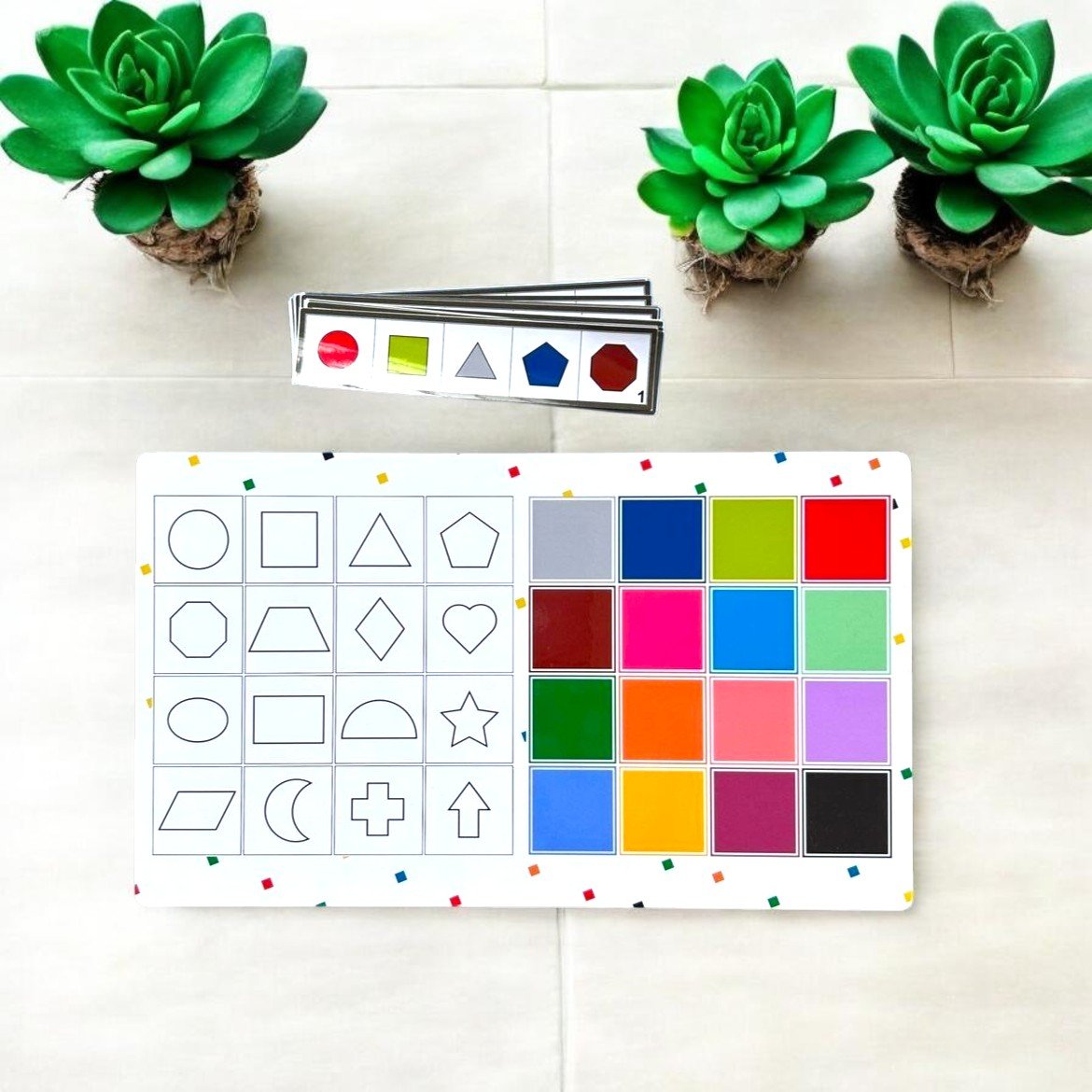 Shape & Color Touch Challenge Brain Booster