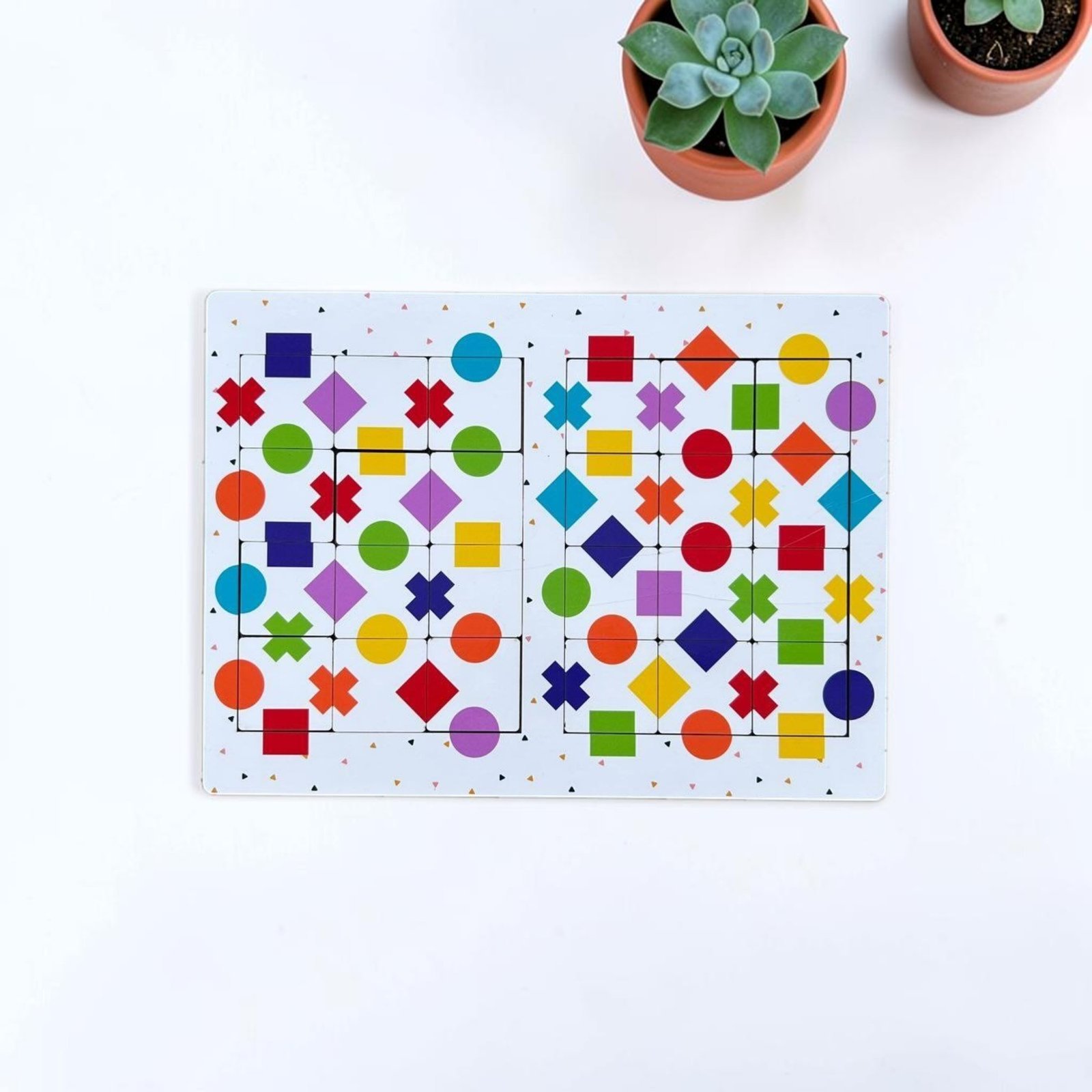 Color And Shape Matrix Puzzle