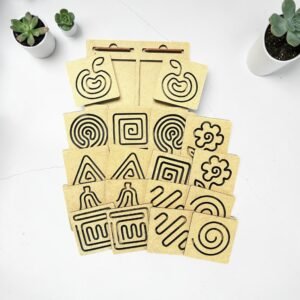 Graphomotor Tracing Stencils