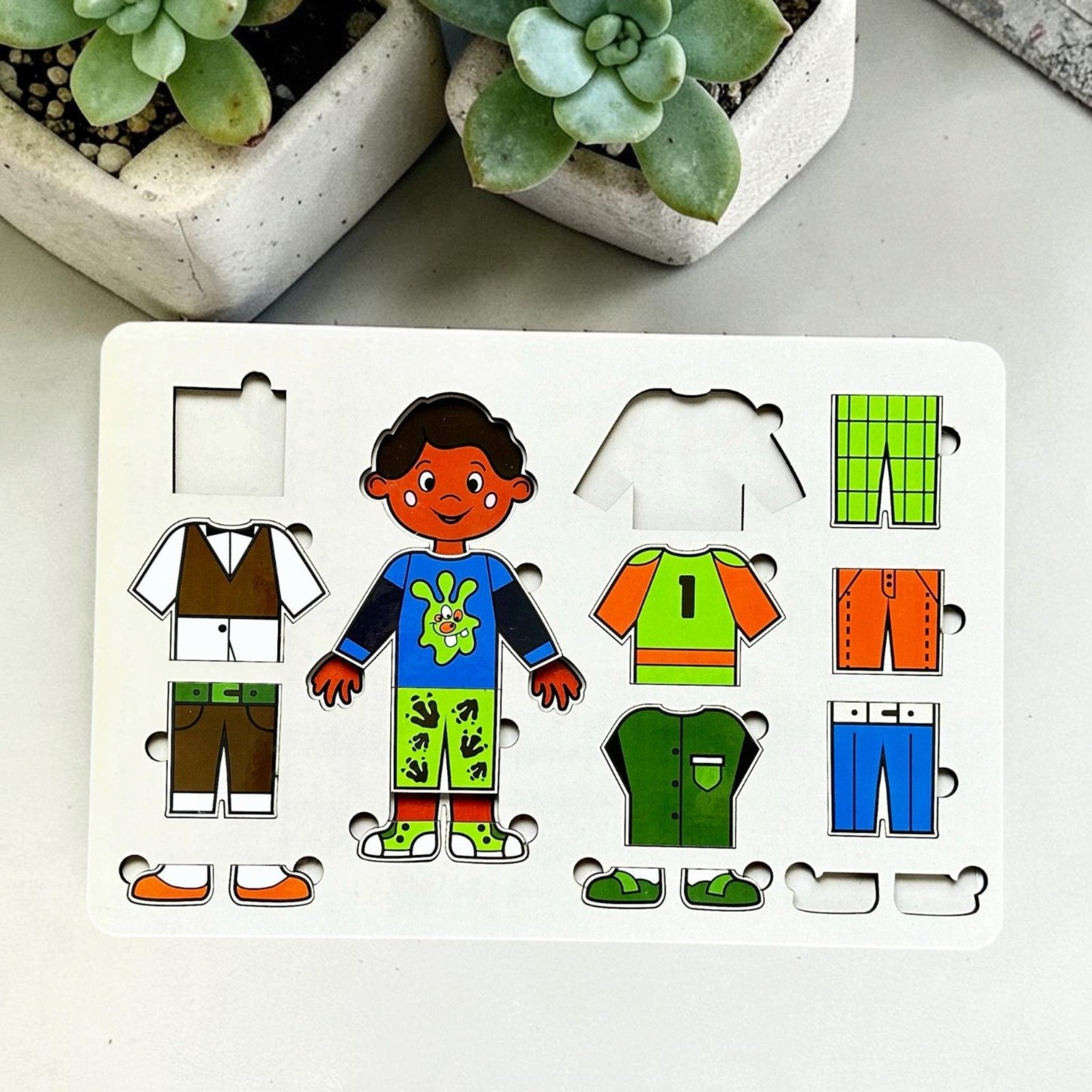 Mix & Match Dress-Up Puzzle – Boy - Image 2